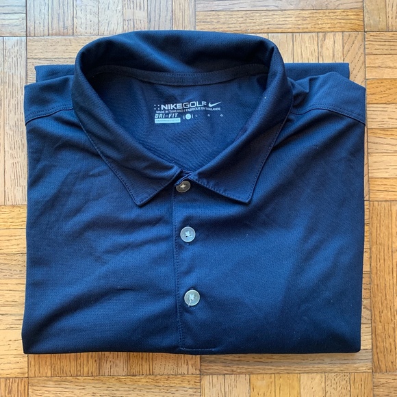 Nike Other - Men’s Nike Dri Fit Navy Blue White Polo Shirt, L